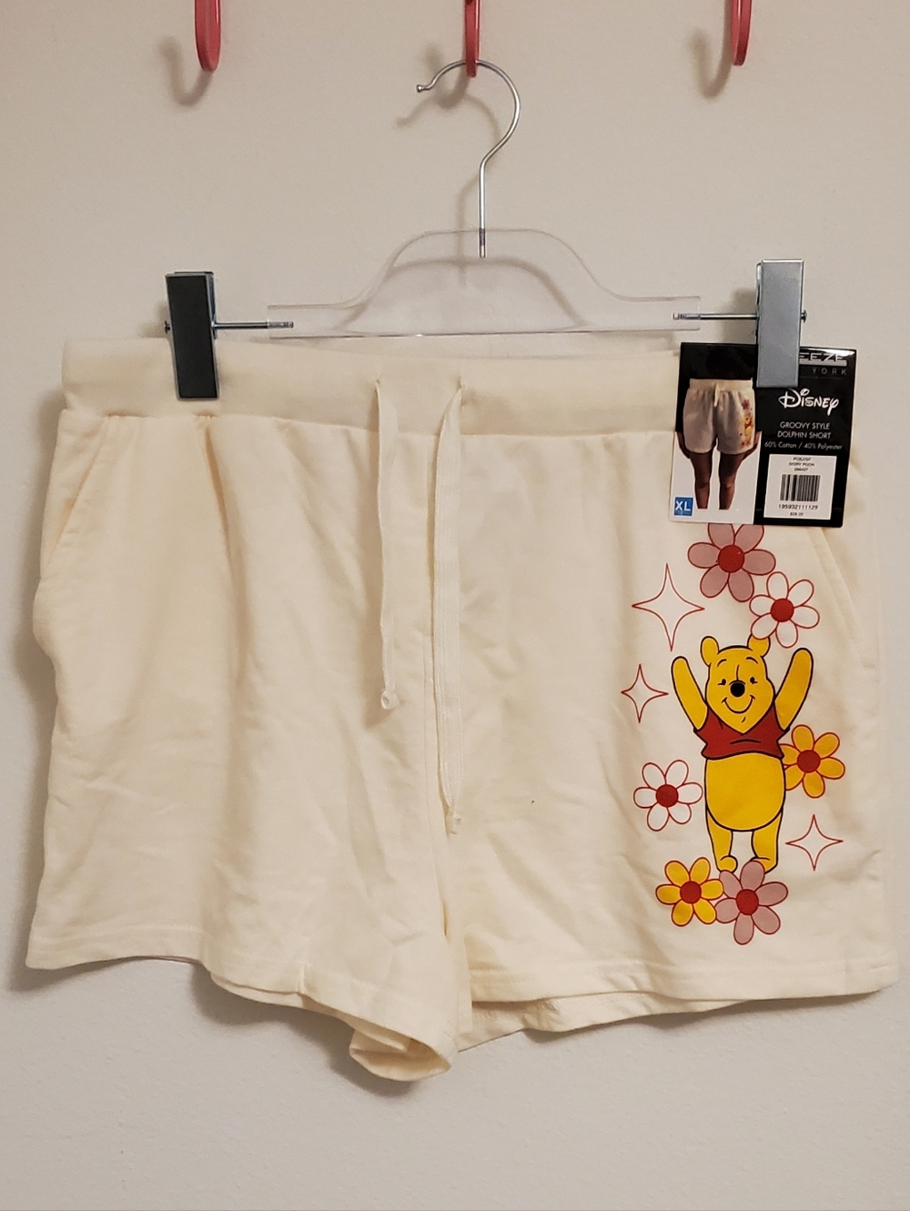Disney Winnie the Pooh Cream Lounge Shorts